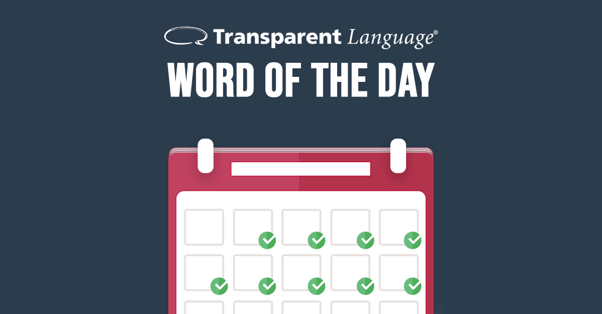 Dutch Word of the Day | Transparent Language